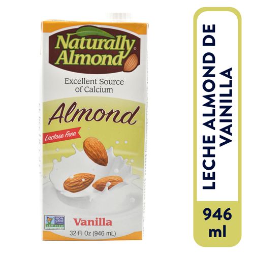 Naturally Brand Bebida De Almendra Sabor A Vainilla 946 ml