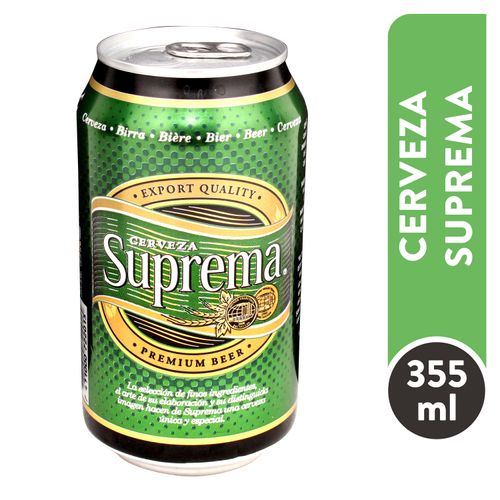 Cerveza Suprema  Lata  355 Ml