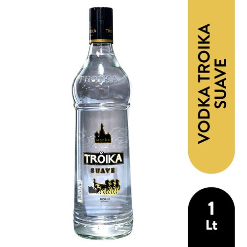 Vodka Troika Suave Vidrio 1000 ml