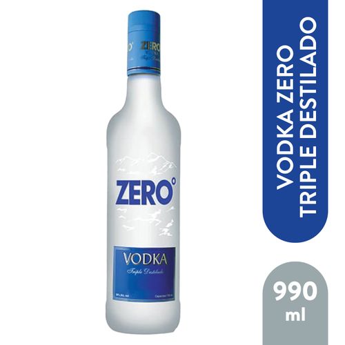 Vodka Zero Triple Destilado  990 ml