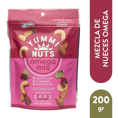 Semillas Yummi Nuts Omega Mix Fuente De Energía - 200 g