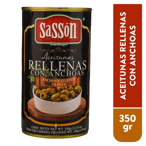 Aceituna Sasson Rellena Lata - 350 g