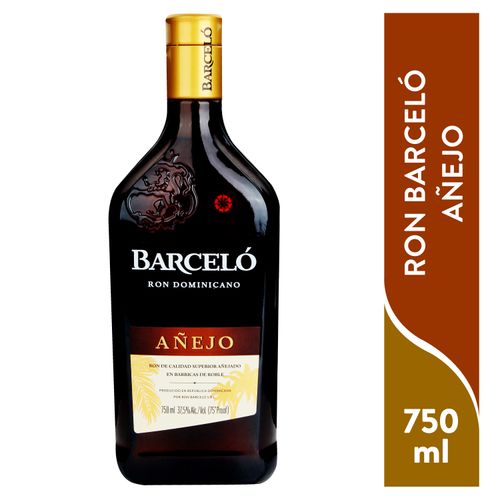 Ron Barcelo Añejo Botella 750 ml.