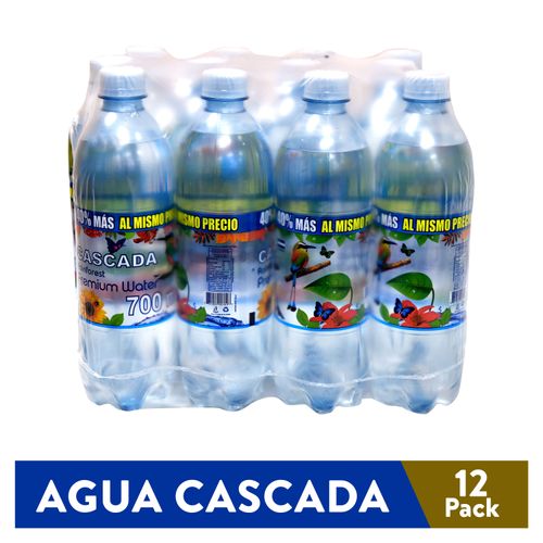 12 Pack Agua Cascada - 700 ml