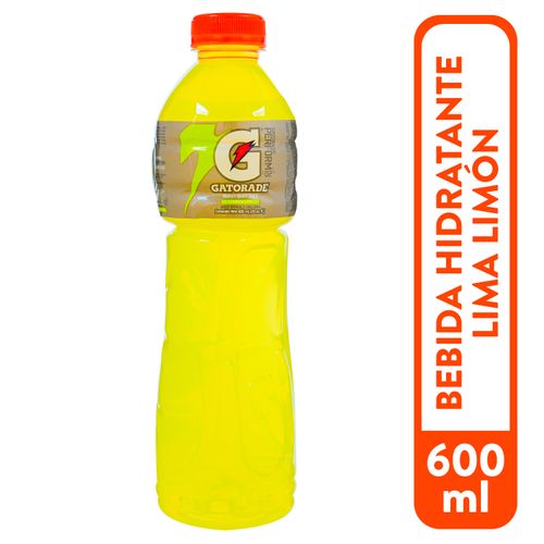 Bebida Gatorade Hidratante Lima Limón - 600 ml