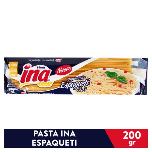 Pasta Larga Ina Espagueti 3 60X200 g