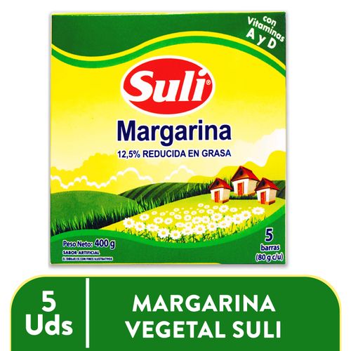 Margarina Suli Regular Baja Grasa 400 g