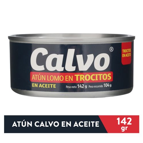 Atún Calvo Lomo En Trocitos En Aceite - 142 g