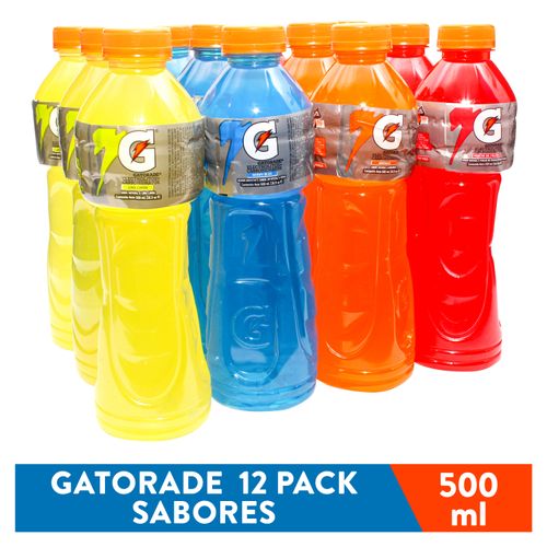 Gatorade 12 Pack Sabores 500 ml