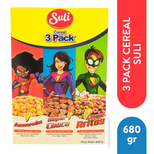 Cereal Suli Surtido 3Pack 680 g