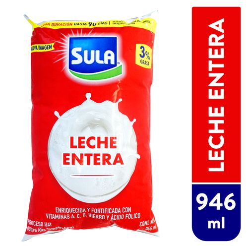 Leche Entera Sula Bolsa 946 ml