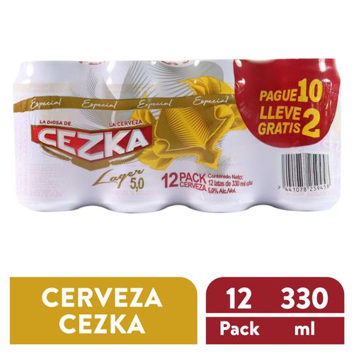 Cervez Cezka Pague10 Lleve12 Lat - 330 ml