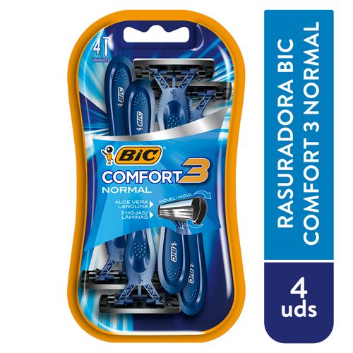 Rasuradora Bic Comfort 3 Normal 4Und