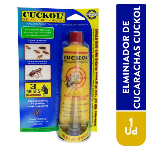 Cebo En Pasta Cuckol Eliminador De Cucarachas - 90 g