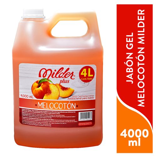 Jabón gel Milder Plus Melocoton 4000 ml