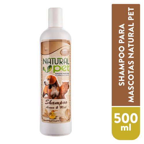 Shampoo Natural Pet Avena Y Miel 473 ml