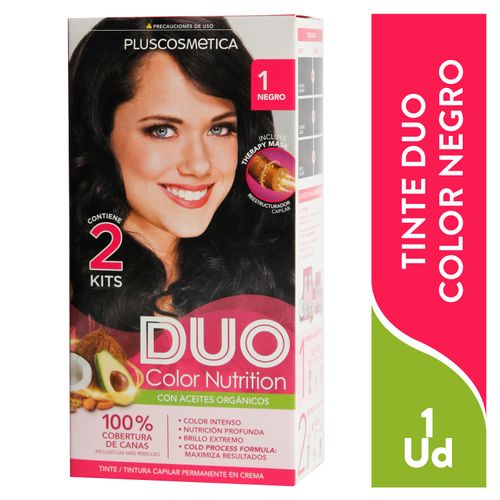 Tinte Duo Color Tono 1 Negro 230 ml