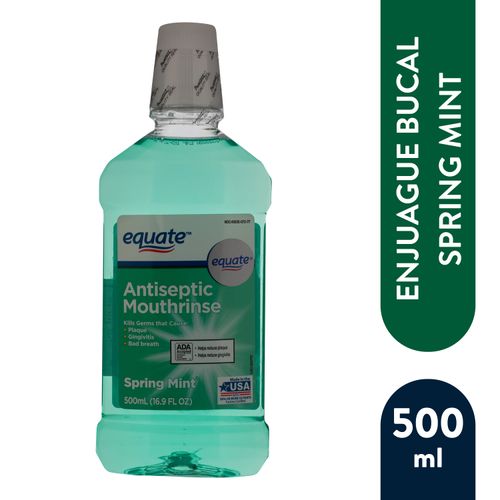 Enjuague Bucal Equate Spring Mint - 500 ml