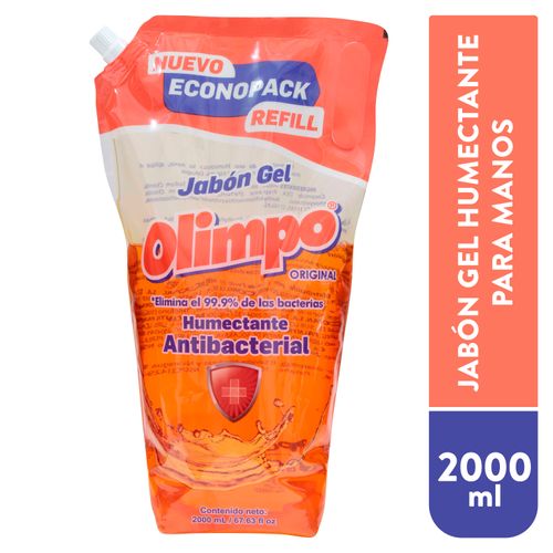 Jabón Olimpo Líquido Antibacterial Doypack- 2000 ml