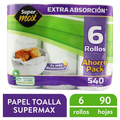 Toalla Cocina Supermax Premium 6R 90H