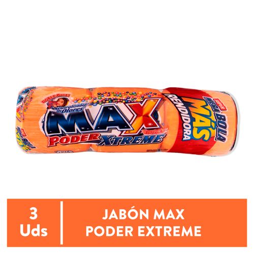 Mega bola Max Poder, Frescura Intensa  3pack -1500 g