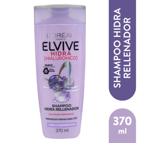 Shampoo Hidra Rellenador L'Oréal Paris Elvive Hidra Hialurónico - 370 ml