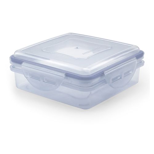 Tazon Click Clack Cuadrado Tr. (2 Tz/475 ml) Guateplast Natural 0