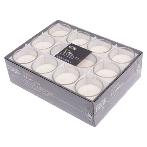 Set Vela George Home Sin Aroma - 12 Unidades