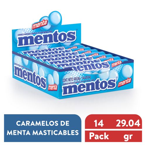 Caramelo Mentos Rollo Menta - 29.04 g