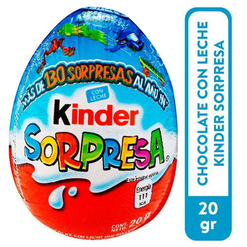 Chocolate Kinder Sorpresa Natoons Niño - 20 g