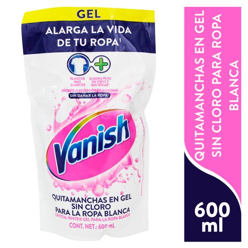 Quitamanchas Vanish Líquido Repuesto  Ropa Blanca -600ml