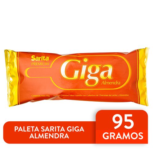 Paleta Sarita Giga Almendra -95 g