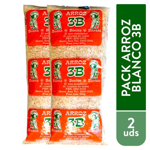 Arroz Blanco 3B 2Pack 450 g
