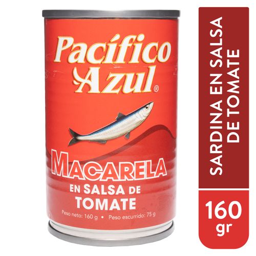 Sardina Pacifico Azul Tomate 1- 60 g