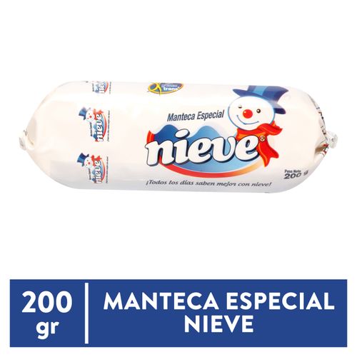 Manteca Tubular Manteca Nieve - 200 g