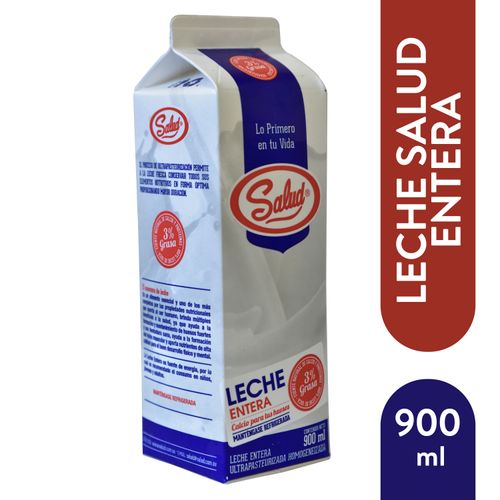 Leche Fresca Salud Entera Carton - 900 ml