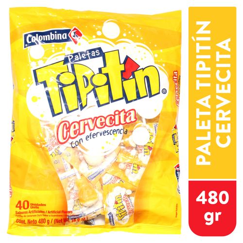 Paleta Colombina Tipitin Cervecita - 500 g