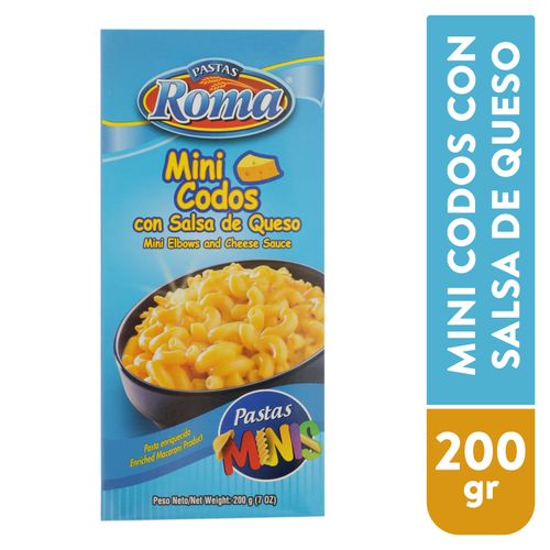 Pasta Roma Mini Codos Salsa Queso 200 g