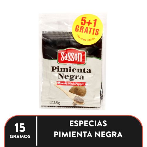 Sv Especias Sasson Pimienta N 5 1 15 g