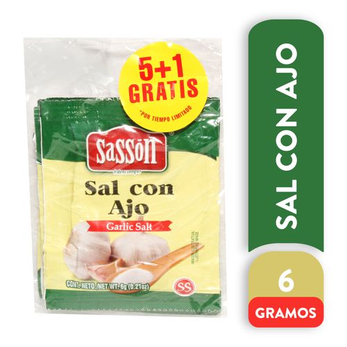 Sv Especias Sasson Sal De Ajo 5 1 36 g