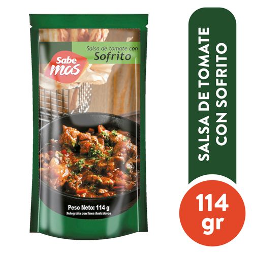 Salsa Tomate Con Sofrito Sabemas - 114 g