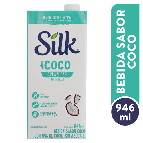 Bebida Silk Coco Sin Endulzante 946 ml