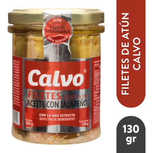 Filete Atún Calvo Aceite Con Jalapeño 130 g