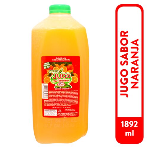 Bebida Salud Super Juoo Naranja - 1892 ml