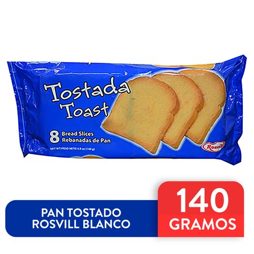 Pan Tostado Rosvill Blanco 140 g