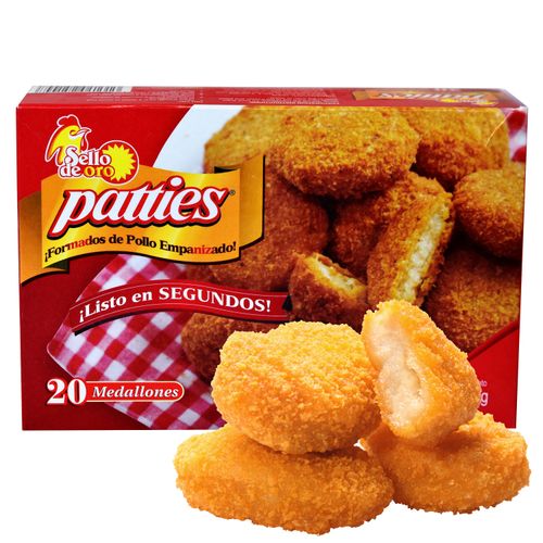 Medallones Sello Oro Patties 20 Unidades - 400 g