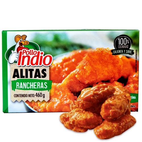 Alitas Pollo Indio Rancheras 12 Unidades 4 60 g