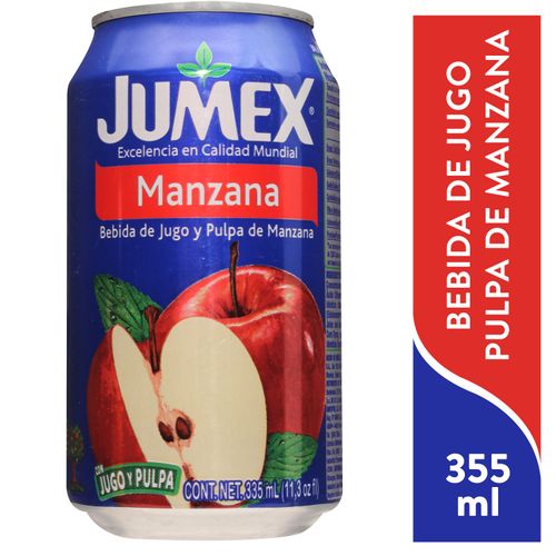 Bebida Jumex Sabor A Manzana Lata - 335 ml