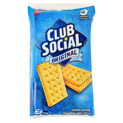 Galletas Saladas Club Social Original 9 Pack  - 216g