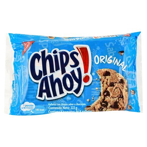 Galletas Chips Ahoy Original 6 Pack  -222 g